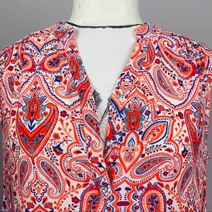 ARTISAN NY | Women's Sleeveless Floral Top Size L